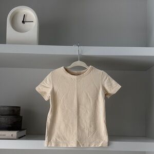 Haven Kids Bamboo Short Sleeve Tee in Cream